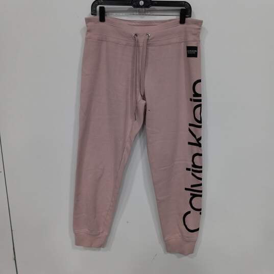 Calvin Klein Performance Women's Pink Sweatpants Size L image number 1