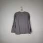 Mens Cotton Crew Neck Long Sleeve Pullover Sleepwear T-Shirt Size Medium image number 2