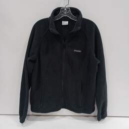 Columbia Full Zip Black Fleece Jacket Size XL