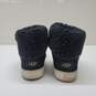 UGG Mika Black Short Sneaker Boot Ankle Bootie Shearling Suede Sz 7.5 image number 3