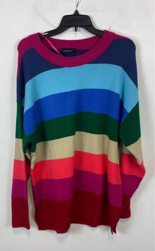 Lane Bryant Multicolor Striped Sweater- Size 14/16 Nwt image number 1