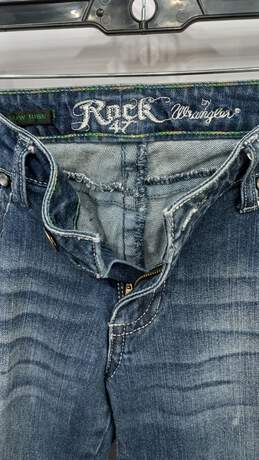 Wrangler Rock 47 Women's Low Rise Blue Jeans Size 5/34 alternative image