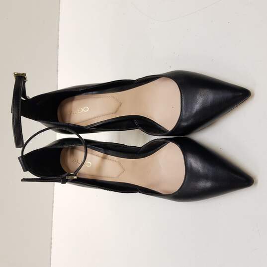 Aldo Women's Black Faux Leather Heels Size 7.5 image number 5