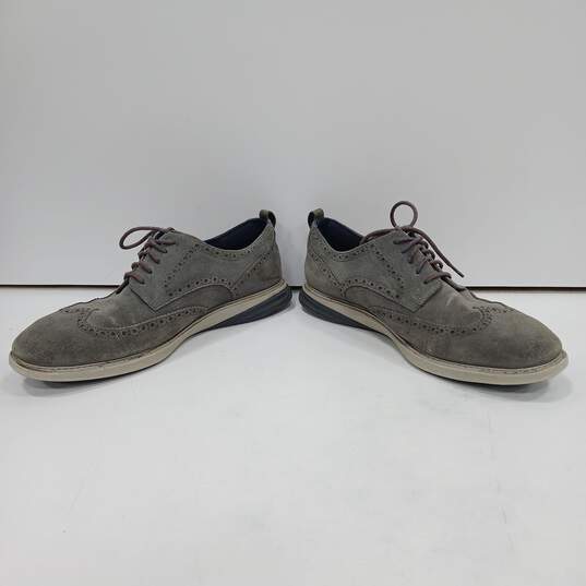 Cole Haan Grand Gray Lace Up Dress Shoes Men's Size 12M image number 2