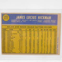 1970 Jim Hickman Topps #612 Chicago Cubs alternative image