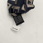 NWT Mens Black Gold Geometric Silk Keeper Loop Pointed Necktie Size XL image number 5