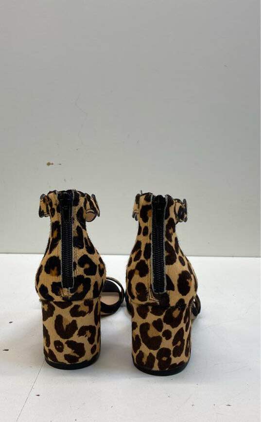 INC International Concepts Cheetah Print Strappy Heels Brown 5.5 image number 4