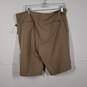 Mens Regular Fit Slash Pockets Flat Front Chino Shorts Size 34 image number 2