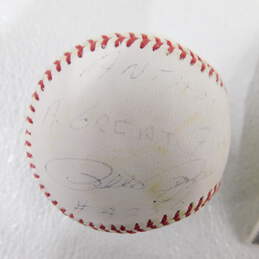 Pete Rose Autographed Baseball w/ Signed COA alternative image