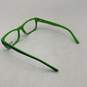 Ray Ban Womens Green Blue Full Rim Square Reading Eyeglasses With Hard Case image number 3