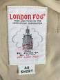 London Fog Men Beige Trench Coat Sz 40Short image number 4
