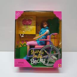 Mattel Barbie Becky Share A Smile Wheelchair Mattel 15761-IOB