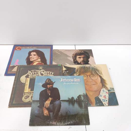 Bundle of 15 Country Album Vinyl Records image number 4