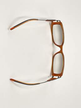 DY4556 Womens Black Orange Full Rim Rectangular Eyeglasses JEWV6EEJY-A alternative image