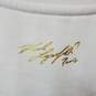 Karl Lagerfeld Paris White Gold Logo Pullover Sweatshirt Women's 1X image number 3