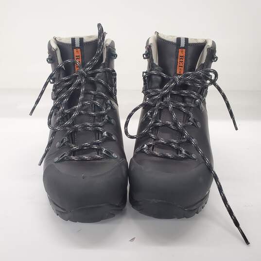 REI Motion Control Gore-Tex Waterproof Black Nubuck Boots Women's Size 8.5 image number 5