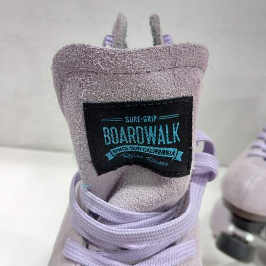 Women's Lavender Sure Grip Boardwalk Skates Size 7 image number 2
