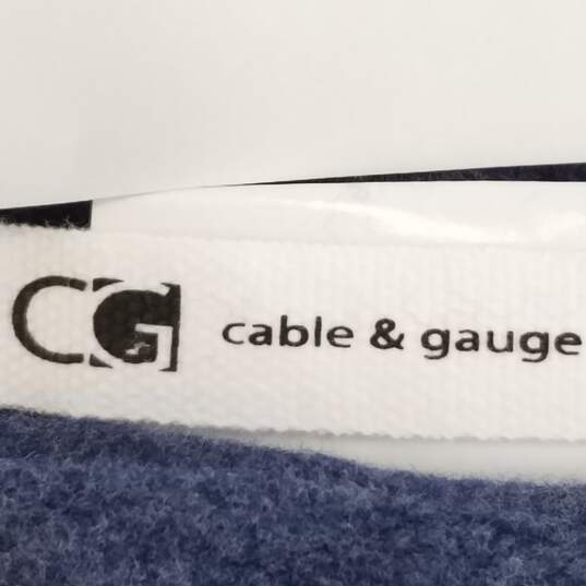 Cable & Gauge Women Long Sleeve Blue L image number 3