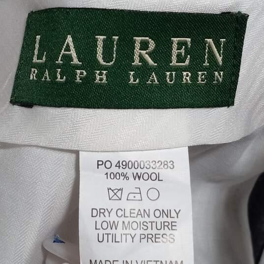 RALPH LAUREN GRAY WOOL FLAT FRONT DRESS PANTS SIZE 38WX30L NWT image number 5