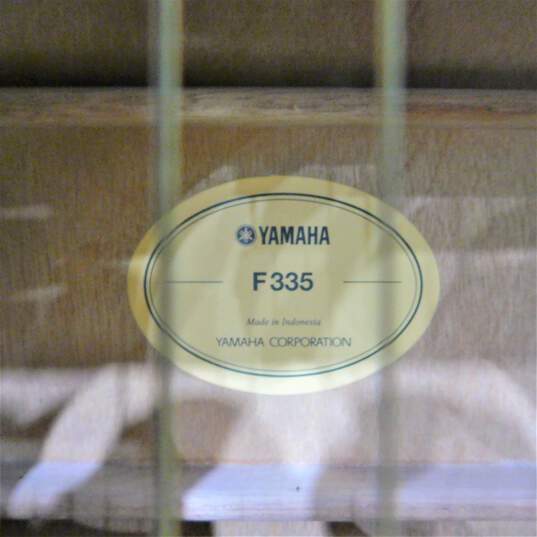 Yamaha Brand F335 Model Black 6-String Acoustic Guitar image number 4
