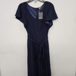 Pinup Fashion Navy Sleeveless Dress