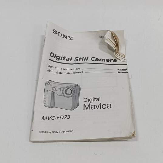 Sony Digital Mavica Camera Model MVC-FD73 image number 4