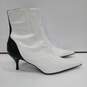 Donald J Pliner Women's ROBE-PT06 Couture White Patent Leather Booties Size 8M image number 3