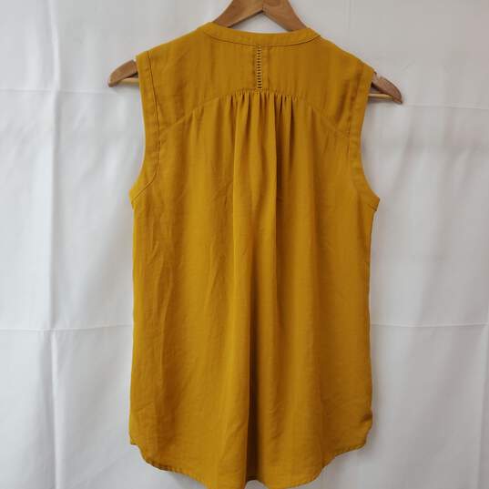 Maeve Gold Sleeveless Top Women's 6 image number 2