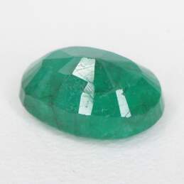 Oval Faceted Loose Emerald Gemstone - 0.51ct alternative image