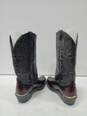 Men's Brown Cowboy Boots Size 10 image number 3