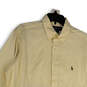 NWT Mens White Long Sleeve Collared Pleated Dress Shirt Size 15.5-33 image number 3