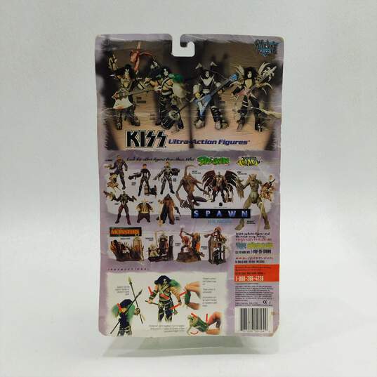 Sealed 1997 McFarlane Toys KISS Peter Criss Ultra Action Figure Damaged Box image number 2