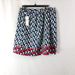 Tommy Hilfiger Women Multicolor Geometric Print Midi Skirt NWT sz 10 alternative image