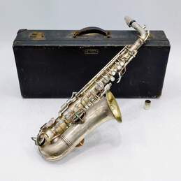 Antique C. G. Conn Ltd. Alto Saxophone w/ Case and Accessories (Parts and Repair)