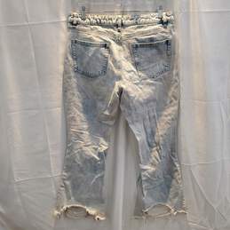 Vintage Almost Famous Patchwork Distressed Jeans Size 13 alternative image