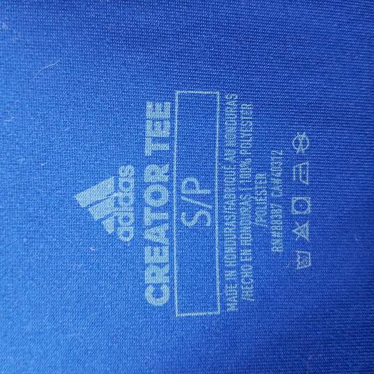 Adidas Men's T Shirt S Blue image number 3