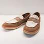 Tommy Hilfiger Sector Brown/White Slip On Penny Loafers Men's Size 9 image number 5