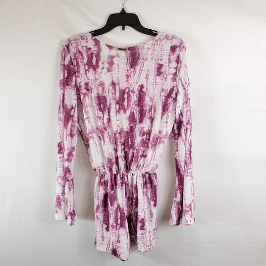 Lady Lux Women Purple Romper M NWT image number 6