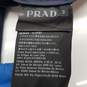 Prada Navy Blue Cotton Zip Up Hoodie Size S AUTHENTICATED image number 4