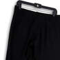 Womens Black Flat Front Regular Fit Wide-Leg Formal Dress Pants Size 30 image number 4
