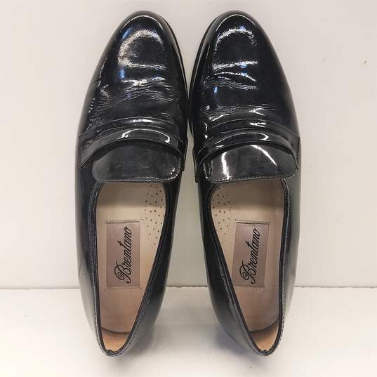 Brentano Genuine Patent Leather Self-Strap Tuxedo Dress Shoes Men's Size 9.5 image number 6