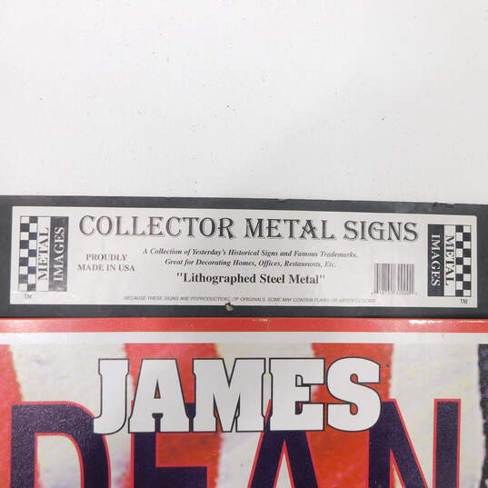 James Dean Buy American Tin Metal Sign Wall Hanging image number 2