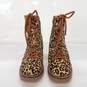 Sam Edelman SADE Leopard Calf Hair Combat Boot Women's Size 6.5 image number 1