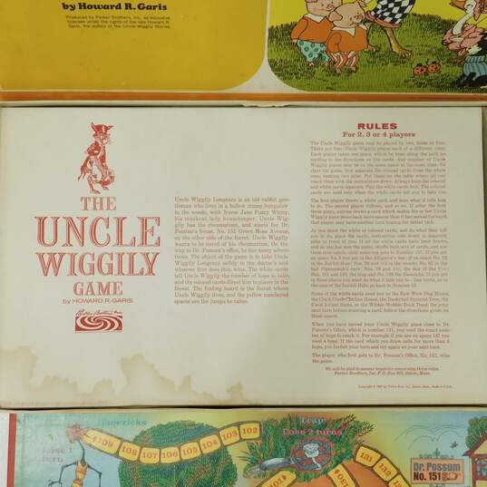 VINTAGE The Uncle Wiggily Board Game Complete Parker Fun GroupCopyright 1967 image number 5