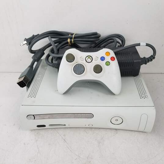 Xbox 360 Fat 60GB Console Bundle Controller & Games #2 image number 2