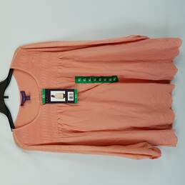 Gloria Vanderbilt Women Shirt Pink XL
