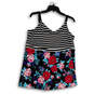 Womens Multicolor Floral Sleeveless Pullover Camisole Top Size 2/2X 18-20 image number 4