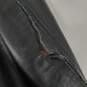 VTG Luis Alvear MN's 100% Leather & Polyester Lining Black Leather Bomber Jacket Size XL image number 4