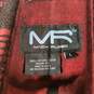 NWT Mens Plaid Mock Neck Quarter Zip Long Sleeve Pullover Sweater Size Large image number 3