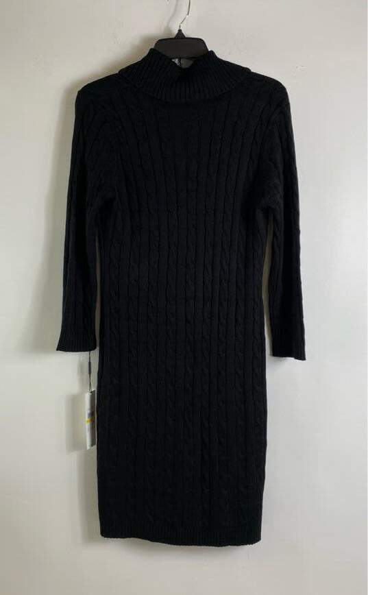 Calvin Klein Black Casual Dress - Size Medium image number 2